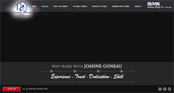 Desktop Screenshot of joannegoneau.com